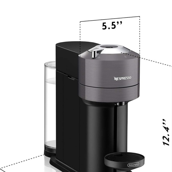 Nespresso Vertuo Next Coffee and Espresso Maker, Machine Only, Dark Gray - Picture 3 of 4